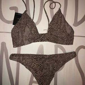 SOLD....Acacia swimwear Dark Snake